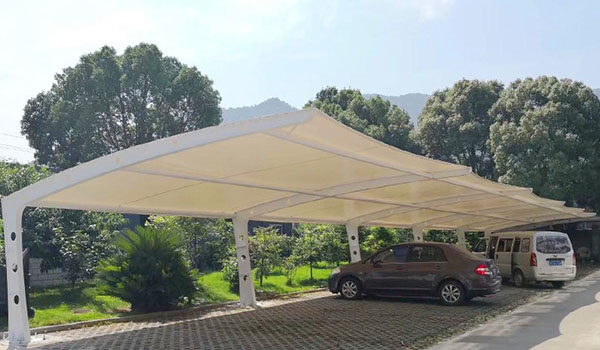 預(yù)應(yīng)力因素影響充電樁膜結(jié)構(gòu)建筑造型